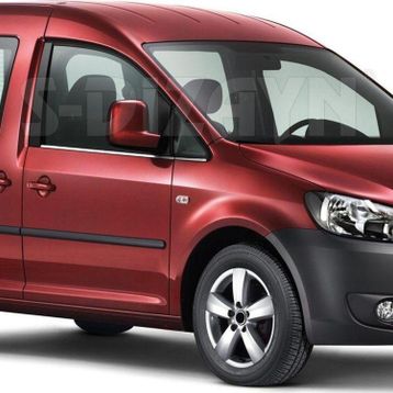 Volkswagen Caddy 2004-2015 4 Parça Krom Cam Çıtası