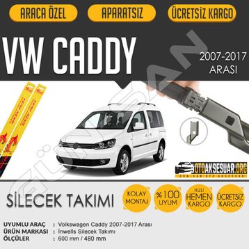 Volkswagen Caddy 2007-2017 Muz Silecek Takımı