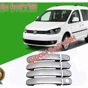 Volkswagen Caddy 2010 2015 Paslanmaz Çelik 4 Kapı Krom Kapı Kolu