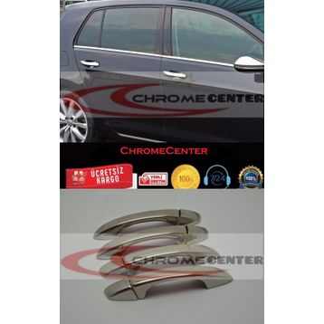 Volkswagen Golf 6 Tk 2010 2013 Paslanmaz Çelik. 4 Kapı Krom Kapı Kolu