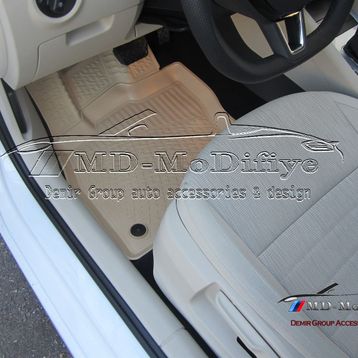 Volkswagen Golf 7 2012 3D Havuzlu Paspas