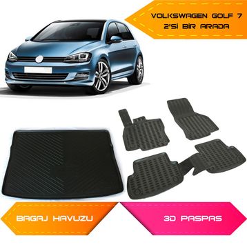 Volkswagen Golf 7 3D Bagaj Havuzu