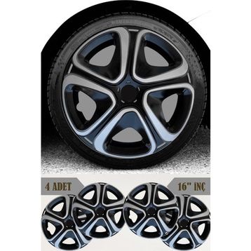 Volkswagen Golf Jetta Passat Polo 16 inç 4 Adet Çift Renk 313 Jant Kapağı