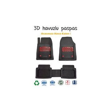 Volkswagen Golf7 2013+ 3D Havuzlu Paspas