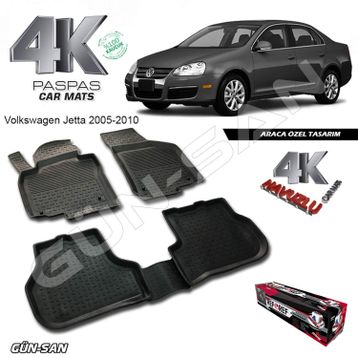 Volkswagen Jetta 2005-2010 4D Havuzlu Paspas
