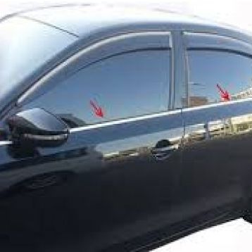 Volkswagen Jetta 2006-2011 4 Parça Krom Cam Çıtası