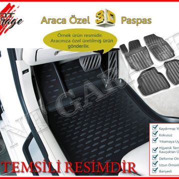 Volkswagen Jetta 2009 3D Havuzlu Paspas