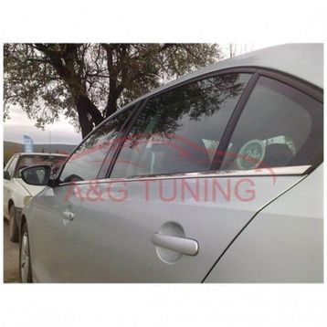 Volkswagen Jetta Tk 2011 Üzeri Paslanmaz Çelik 6 Parça Krom Cam Çıtası
