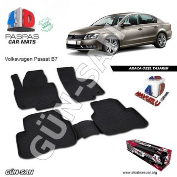 Volkswagen Passat B7 2011-2014 4D Havuzlu Paspas