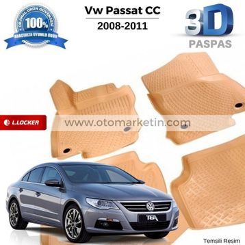 Volkswagen Passat Cc 3D Havuzlu Paspas