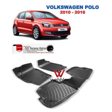 Volkswagen Polo 2011 3D Havuzlu Paspas