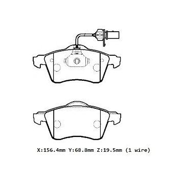 Volkswagen Transporter T4 1996/2001 1.9/2.0/2.4cc Düz Ön Fren Diski