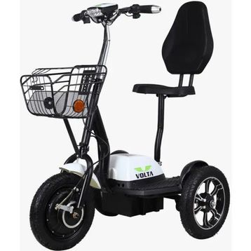 Volta VT3 Beyaz Üç Teker Elektrikli Bisiklet