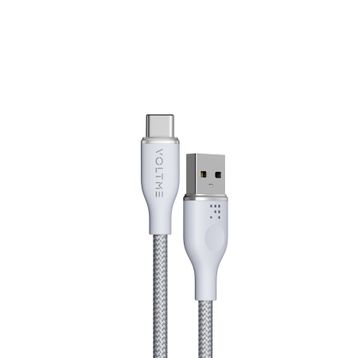 Voltme C2044 Powerlink Rugg 60W 1M 3A -Gri USB to Type-C Şarj Kablosu