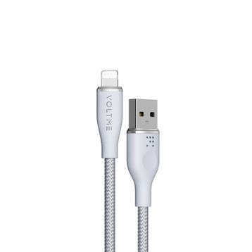 Voltme C2111 Gri Powerlink Rugg 60 watt Type-C Lightning Şarj Kablosu