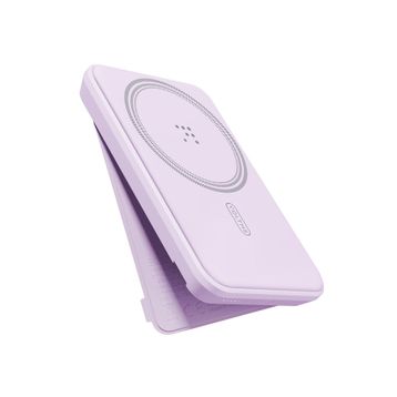 Voltme Lila MagPak 5000Mah 22.5 waat Magsafe Kablosuz Powerbank