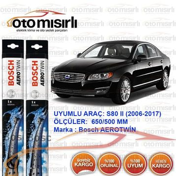 Volvo S80 2006-2017 Muz Silecek Takımı