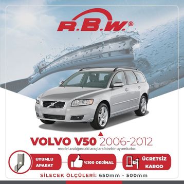 Volvo V50 2006-2012 Muz Silecek Takımı