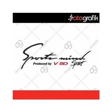 Volvo V50 Sports Mind Oto Sticker