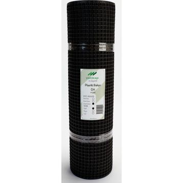 Vonkap Siyah 1x5 m Plastik Bahçe ve Balkon Kedi Çiti Filesi