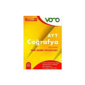 Vono Ayt Coğrafya Ders İşleme Föyleri Palme Yayıncılık