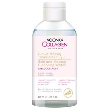 Voonka 500 ML Biocosmetics Atelocollagen Cilt ve Makyaj Temizleme Suyu