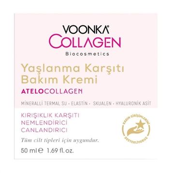 Voonka 8683655089068 Biocosmetics 50 ml Yaşlanma Karşıtı Bakım Kremi