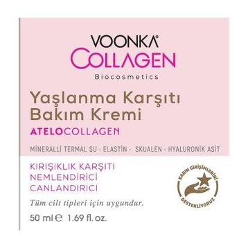Voonka 8683655089068 Biocosmetics 50 ml Yaşlanma Karşıtı Bakım Kremi