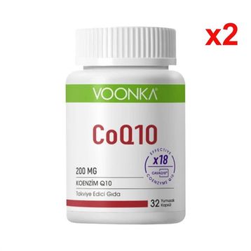 Voonka CoQ10 200 mg Vitamin E 2x30 Kapsül