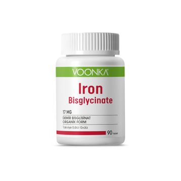 Voonka Iron Bisglycinate Demir 90 Tablet