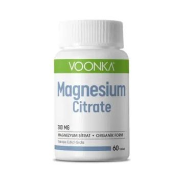 Voonka Magnesium Citrate 200 mg 60 Tablet
