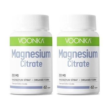 Voonka Magnesium Citrate 200 mg 62 Tablet