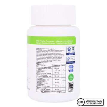 Voonka Milk Thistle 62 Kapsül