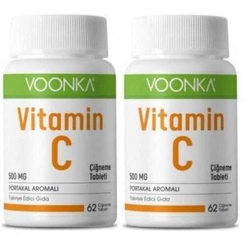 Voonka Vitamin C 500 mg 62 Çiğneme Tableti