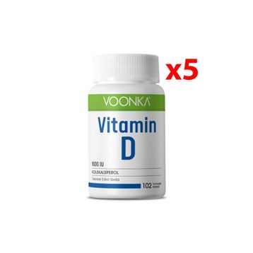 Voonka Vitamin D 1000 IU 102 Kapsül