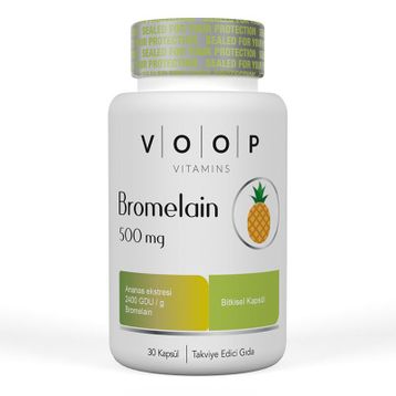Voop Bromelain 500 mg 30 Kapsül