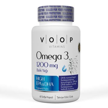 VOOP Omega 3 İçeren 1200 mg 60 Kapsül