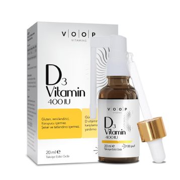 Voop Vitamin D3 400 IU 20 ml Damla