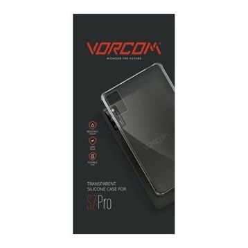Vorcom S7 Classic 7 inç Şeffaf Dayanıklı Silikon Tablet Kılıfı