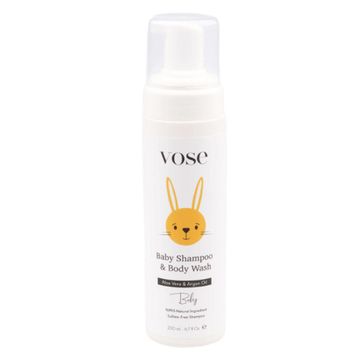 Vose Bebek 200 ml Saç ve Vücut Köpük Şampuan