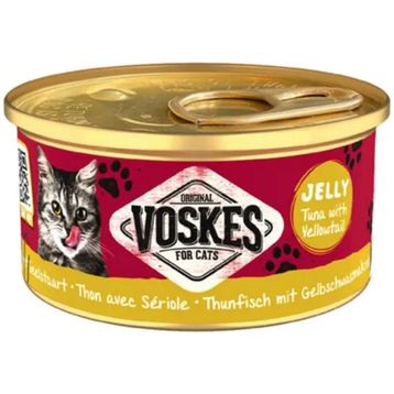 Voskes Ton Balıklı ve Sarıkuyruklu 85 GR Kedi Konservesi
