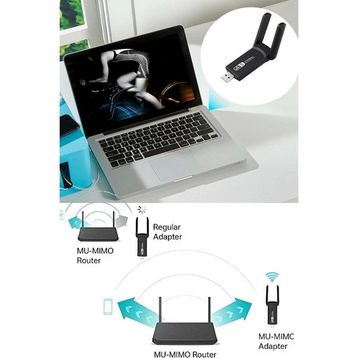 Vothoon Dual Band AC1200 USB 3.0 Adaptör Kablosuz Wifi Yükseltici