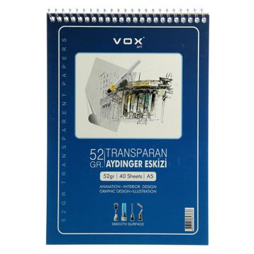 Vox Art 52 gr A5 40 Yaprak Aydınger Eskiz Defteri