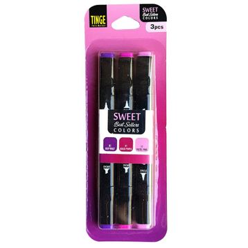 Vox Art MSW3 3'lü Tinge Çift Uçlu Sweet Marker Seti