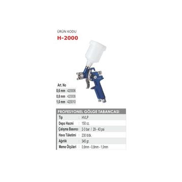Voylet H-2000 Prof Gölge Tabancası