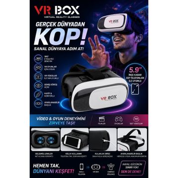 VR BOX VR2 360 Derece Sanal Gerçeklik Gözlüğü