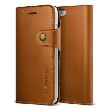 Vrs Design iPhone 8-7 Brown Native Diary Deri Kılıf