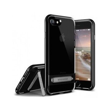 Vrs Design iPhone 8-7 Crystal Bumper Jet Black Kılıf