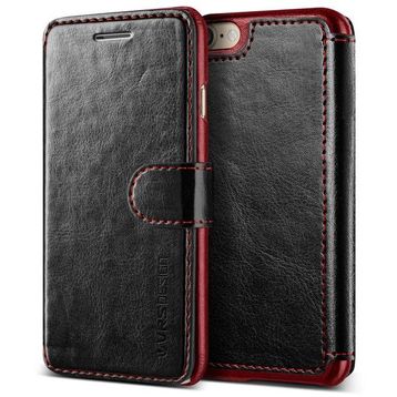 Vrs Design iPhone 8-7 Layered Dandy Black Wine Kılıf