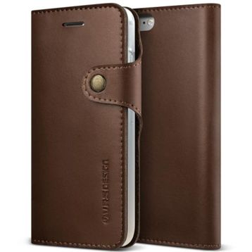 Vrs Design iPhone 8-7 Native Diary Dark Brown Kılıf